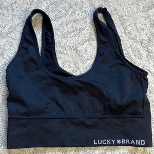 𝅺lucky Brand Sports Bra Black Medium